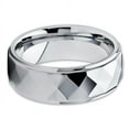 thumbnail image 2 of Silver Tungsten Wedding Ring,Tungsten Carbide Ring,Engagement Ring,8mm Wedding Ring,Anniversary Ring,Shiny, 2 of 4