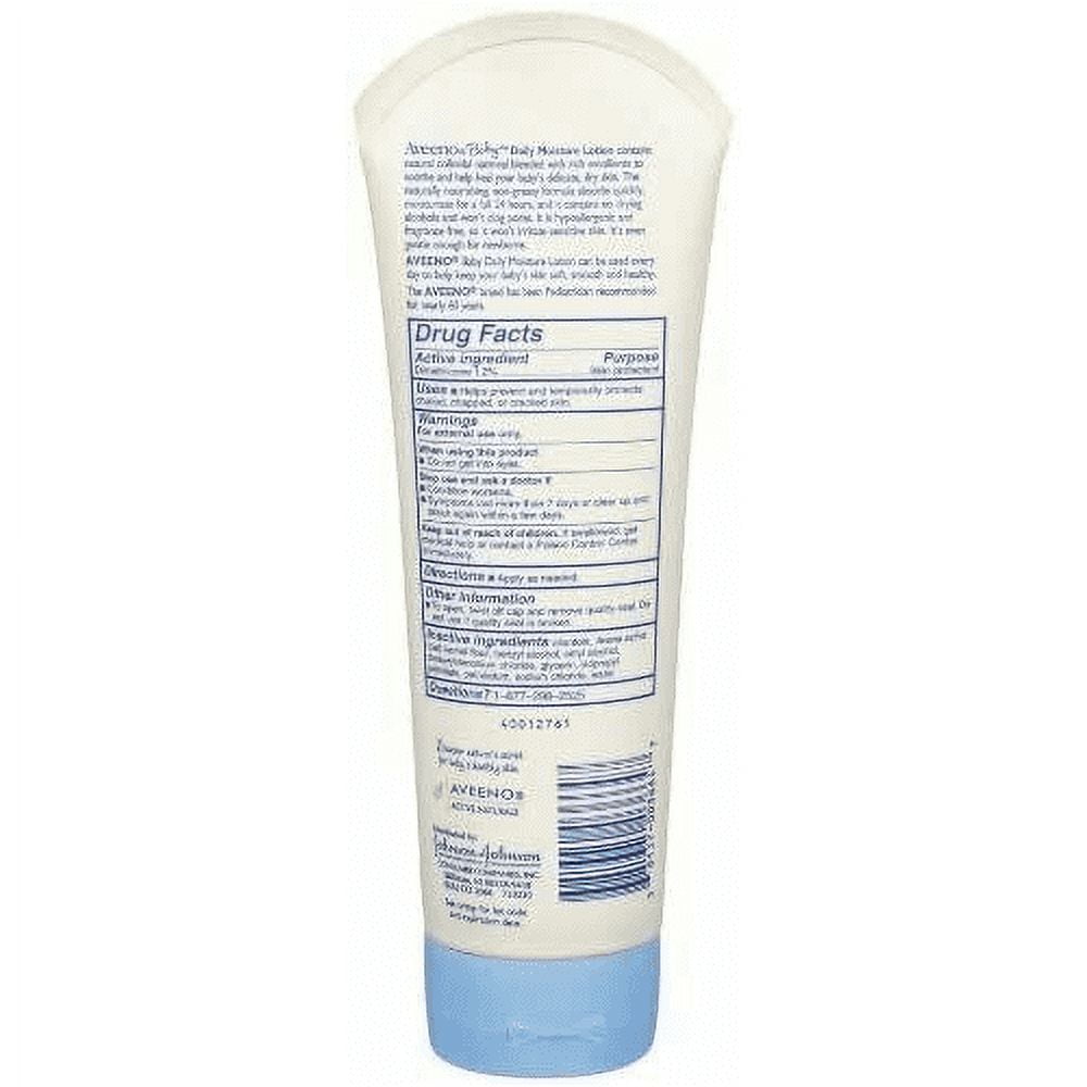 Aveeno Baby Daily Moisture Lotion, Natural Colloidal Oatmeal, 8 oz, 3-Pack
