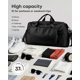 thumbnail image 3 of Bolsa de viaje HOTOR para gimnasio con compartimento para zapatos, color negro, 3 of 7