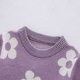 thumbnail image 5 of HCNTES Toddler Baby Girl Flower Sweatshirt Long Sleeve Sweater Pullover 2T 3T 4T 5T 6T 7T Kids Loose Tee Tops, 5 of 7