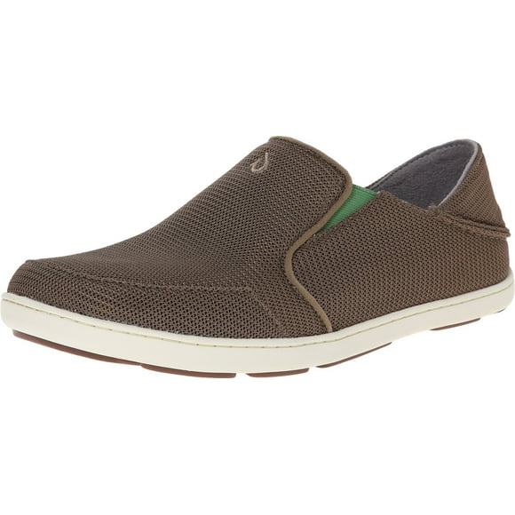 OluKai Nohea Mesh Shoe - Men's Mustang/Lime Peel 9.5