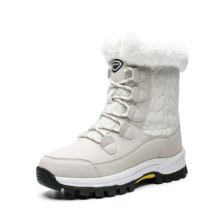 

Women Winter Warm Shoes Waterproof Comfortable Mid Calf Outdoor Snow Boots