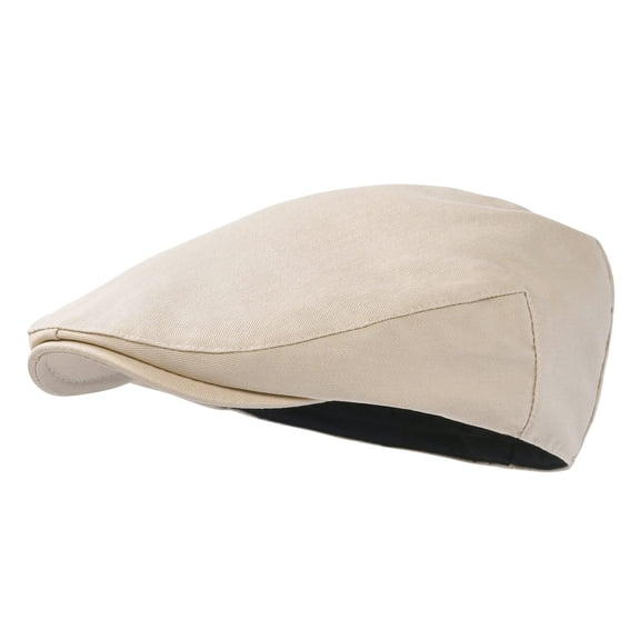Miaocao Men's Cotton Ivy Gatsby Newsboy Hat Summer Driving Scally Cap Thin