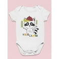 thumbnail image 3 of Hello Camper Little Raccoon Bodysuit Infant -Image by Shutterstock,  6 Months, 3 of 4