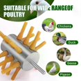 thumbnail image 4 of Chicken Plucker Drill Attachment Stainless Steel Chicken Plucker 18-Fingers Chicken Feather Removal Plucker Machine, 4 of 5