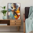 thumbnail image 5 of Abstract Expressionist Textured Canvas Print, Suitable for Living Room, Bedroom, Dining Room, Office, Entryway Decor, 5 of 8