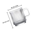 thumbnail image 2 of UPGRATOR Clear Glass Cocktail Cup Transparent for Friends Home Use 1 Set, 2 of 8