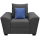 thumbnail image 2 of Sillon 1 plaza El Bazar Store Islandia Lino Gris Oxford Modular Moderno Sala, 2 of 4