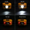 thumbnail image 4 of IPX6 Lampe Frontale Mini Étanche 4 Modes 122lm pour Jogging Extérieur Lampe de Poche Réglable Lanterne Fournitures d'Éclairage Noir, 4 of 8