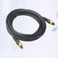 thumbnail image 3 of FELTECHELECTR 1Pcs Black Digital Optical Audio Cable For Audio Enthusiasts And Gamers, 3 of 8