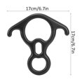 thumbnail image 3 of 50 KN OX Horn Ring Carabiner, High Strength Ring Descender, Practical Climbing Descender For Aerial Work And Rescue, 3 of 8