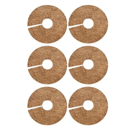

Liner Roll for Baskets Antiskid Keep Matting Garden Flowerpot Basket Natural nut Liner Flower Pot nut Mat 6Pcs