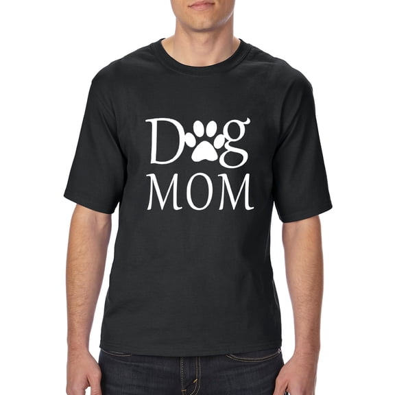 Normal is Boring - Big Men's T-Shirt, up to Tall Size 3XLT - Dog Mom
