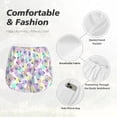 thumbnail image 4 of Daiia Butterflies on Polka Dots Pattern Women's 2 in 1 Running Shorts - Lightweight Athletic Workout Gym Yoga Shorts Liner with Phone Pockets-Small, 4 of 7