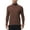 Coffee, variant on Tyhengta Men's Turtleneck Sweaters Long Sleeve Pullover Sweaters Mock Neck Knitted T-Shirt Basic Slim Fit Tee Tops Black L