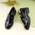 thumbnail image 5 of JENN ARDOR Women's Chunky Loafers Slip On Lug Sole Penny Loafer, 5 of 5