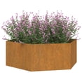 thumbnail image 3 of vidaXL Planter Rusty 54.3"x47.2"x17.7" Corten Steel, 3 of 10