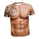 thumbnail image 3 of Manga 3D Novedad Colcomx Camisa de Hombre con Estampado Muscular S-XL, 3 of 6