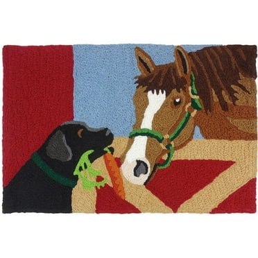 Barn Friends Jellybean Accent Washable Rug 20" x 30" JB-SE020