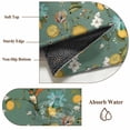 thumbnail image 6 of Rectangle Area Rugs 4 x 6 Ft, Green Botanical Non-Slip Residential Carpet, Spring Floral Summer Lemon Birds Indoor Crawling Mats Runner Rugs for Living Room/Dining Room/Bedroom, 6 of 8
