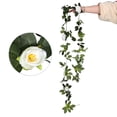thumbnail image 4 of OUNONA Guirnalda Colgante De Rosas Artificiales Para De Bodas Y Techos, 4 of 7