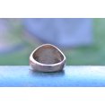 thumbnail image 3 of The Bolivia: Turn of the Century Rose Gold Hand Engraved Initial Ring, 3 of 5