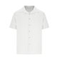 thumbnail image 5 of Playeras Elvqul para Hombre Playa Blanco Polo Manga Corta Liso Solapa Abotonada, 5 of 6