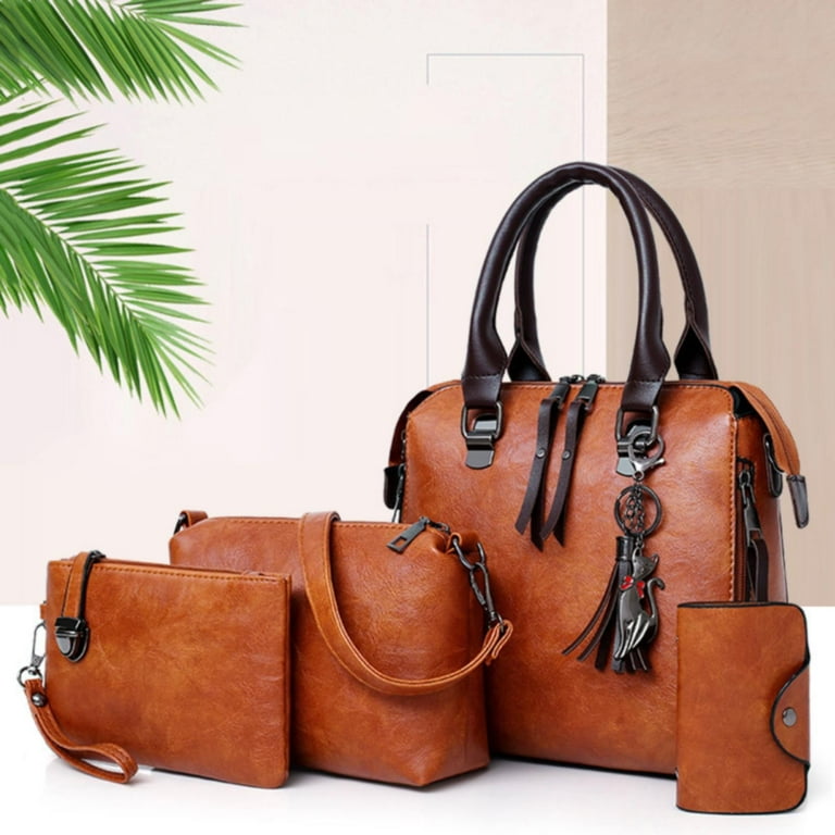 JAHH Tote Bag Set for Women Fashion Handbags Wallet Tote Shoulder