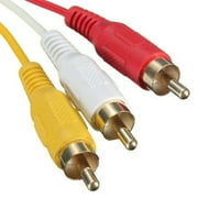 1.5m /5ft Video Cable HDMI to RCA Audio AV Adapter, Male M/M 3-RCA DVD HDMI 1080P for HDTV