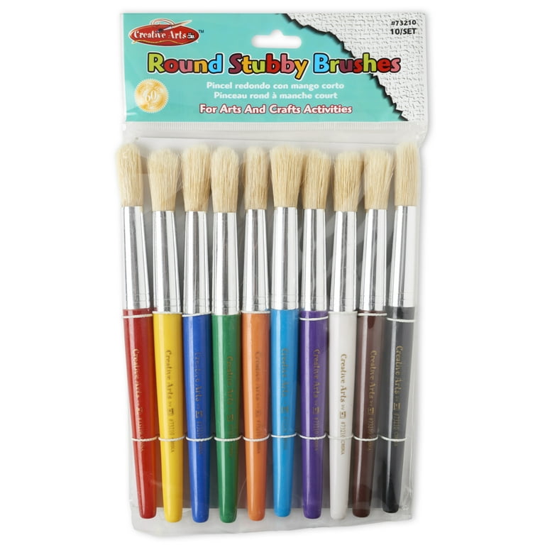 Playkidiz Squeezable Paint Brushes Classic Colors For Kids, Washable  Tempera Paint Brush, 12 Assorted Fun Colors for Toddler, (24ml/0.8oz Each)