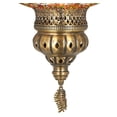 thumbnail image 3 of DEMMEX 10" Diameter XL Mosaic Globe Turkish Moroccan Hanging Pendant Lamp, Plug-in Ceiling Light with 15 ft Chain & Cord, 2.5 ft Hanging Height, No Wiring, Handmade (Multicolor-3), 3 of 5