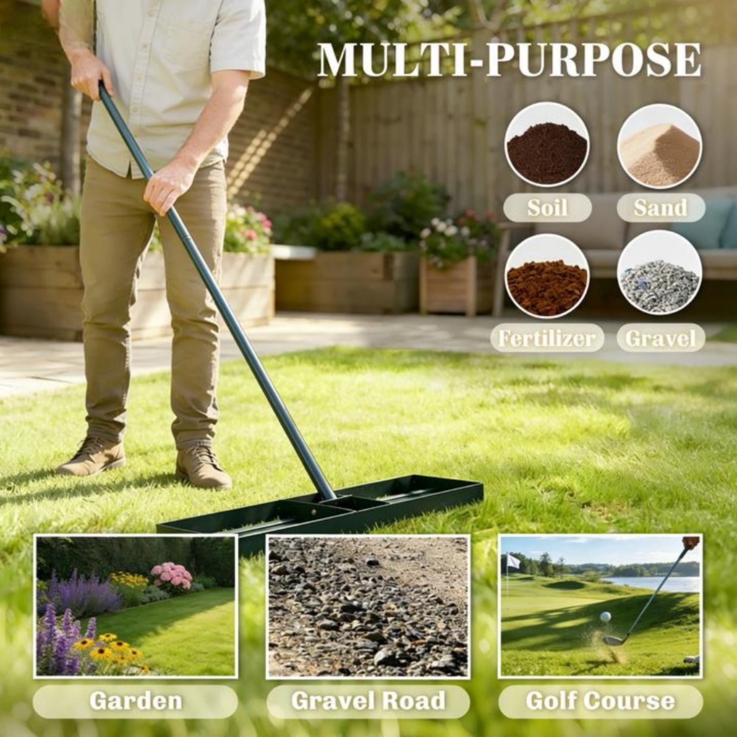Rolling Lawn Aerator