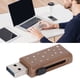 thumbnail image 1 of Unidad Flash, USB3.0 Flash Tea Brown Transmisión Rápida Diseño Push-pull Para Computadoras Tabletas Coche Para Almacenamiento De Datos Digitales Transmisión E Intercambio, 1 of 7