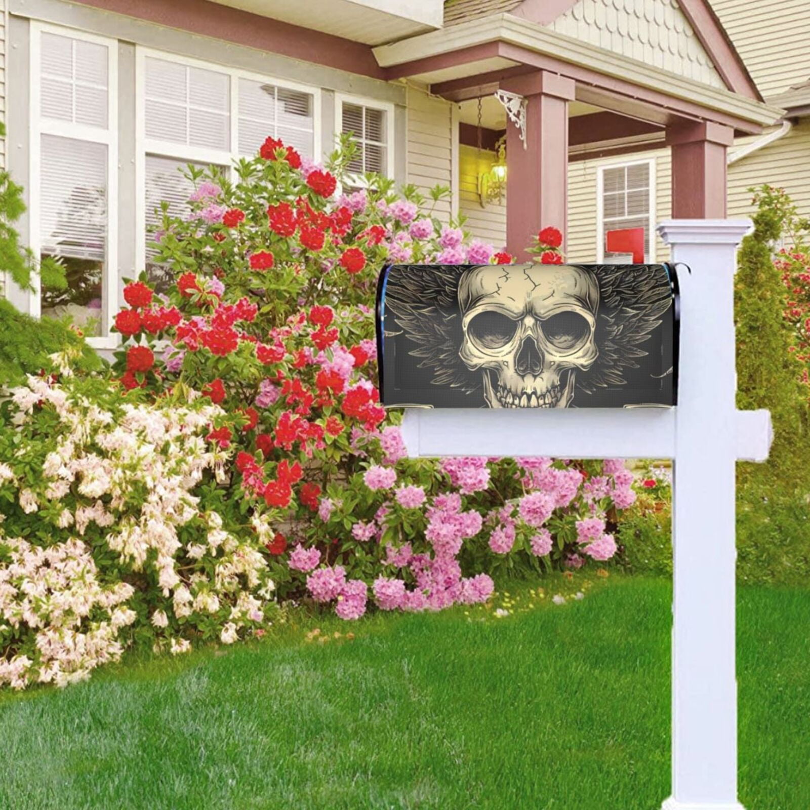 Kdxio Magnetic Mailbox Cover 21x18 in Mailbox Cover Outdoor Decoration Holiday Mailbox Covers for Home Garden Yard-21x18 in
