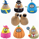 thumbnail image 1 of My Pet alien1/7 Pou-muñeco de felpa para niños, bonito triángulo periférico, cuadrado, marrón, cara sonriente, regalos de cumpleaños y Navidad, 1 of 1