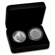 2026 RCM 1 oz Silver 100th Anniv. of the Birth of QEII 2-Coin Set