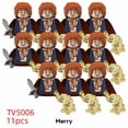 thumbnail image 4 of 11Pcs Medieval Elf Guard Figures – LOTR Mini Building Blocks Set for Fantasy Castle Scene, DIY Assembly Toy Gift for Fans, 4 of 8