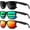 (3 Pack) Black/Green/Orange, variant on KALIYADI Sunglasses Men Polarized Sun glasses for Mens Womens Classic Matte Black Frame UV Protection 3pack
