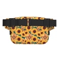 thumbnail image 3 of Disketp Bohemian Sunflower Riñonera de Doble Capa, Bolsa de Cintura Ajustable para Viajes, Correr y Senderismo, Riñonera Ligera para Hombre y Mujer, 3 of 9