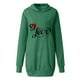 thumbnail image 3 of Moda Mujer Casual O-cuello Día de San Valentín Impresión Tops Suéter con capucha Fridja hkj5270, 3 of 3
