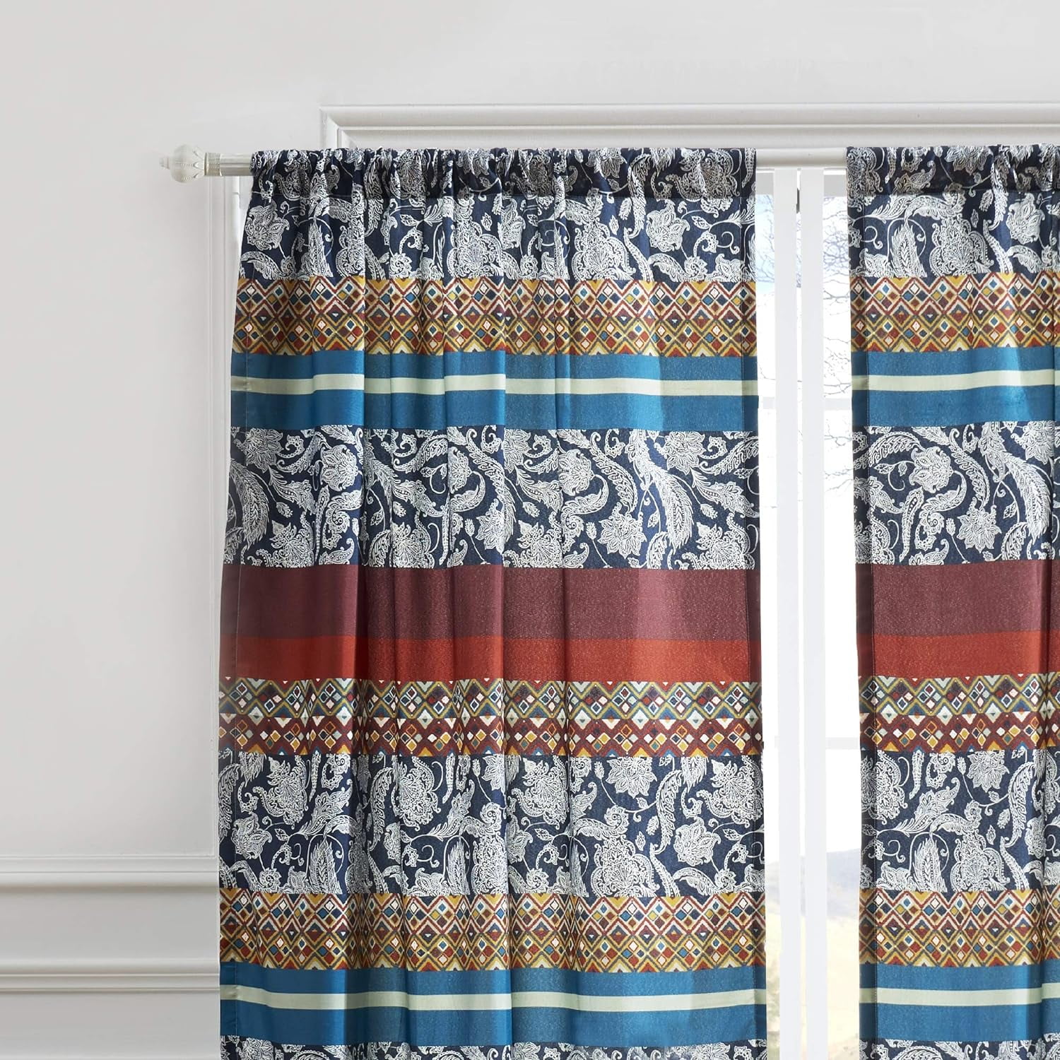 Global Trends Veneto Curtain Panels, Set of 2