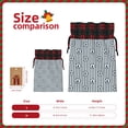 thumbnail image 3 of Rocae Nautical1 Print Christmas Drawstring Linen Gift Bag with Drawstrings Treat Bag Goody Present Bags for Christmas Party Favor, 3 of 8