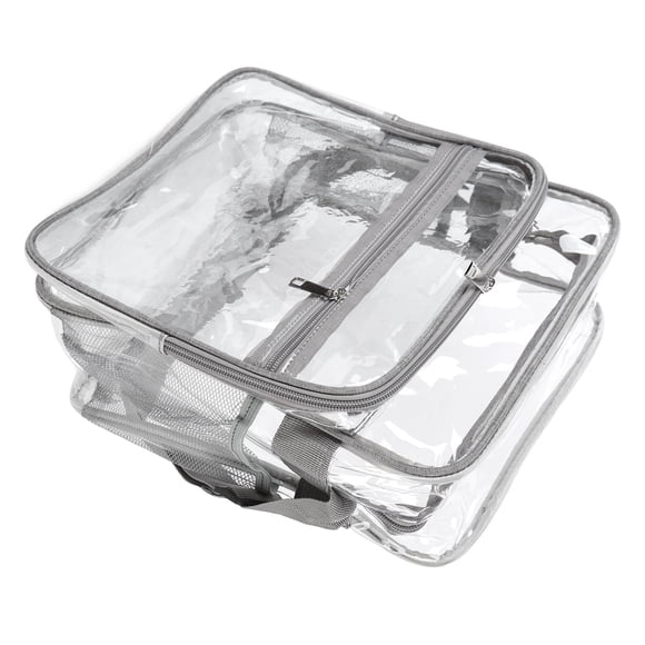 Bolso de hombro transparente, bolso de hombro transparente Bolso transparente de PVC de moda Bolso de hombro transparente de PVC construido para durar