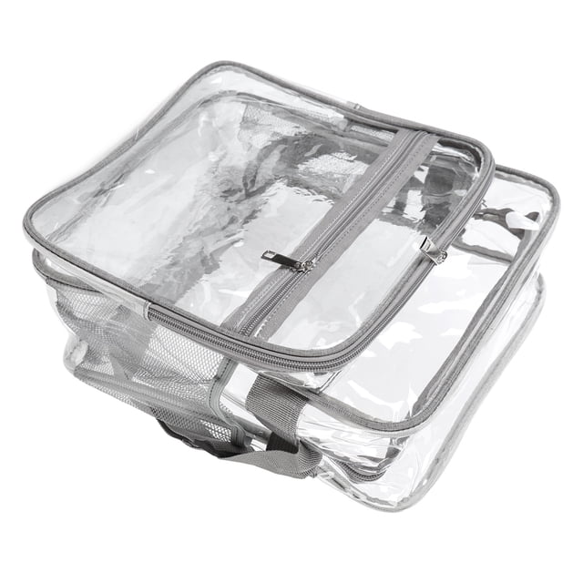 Bolso de hombro transparente, bolso de hombro transparente Bolso transparente de PVC de moda Bolso de hombro transparente de PVC construido para durar