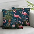 thumbnail image 2 of COMIO  Jungle Pattern with Toucan, Flamingo and Parrot Throw Pillow Covers Sofa Pillowcase Car Square Throw Pillowcases Home Decoration 2pc, 2 of 6