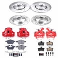 thumbnail image 2 of PowerStop Front and Rear Z23 Evolution Sport Brake Pad and Rotor Kit with Red Powder Coated Calipers Fits: AUDI Select Models KC2799, 2 of 4