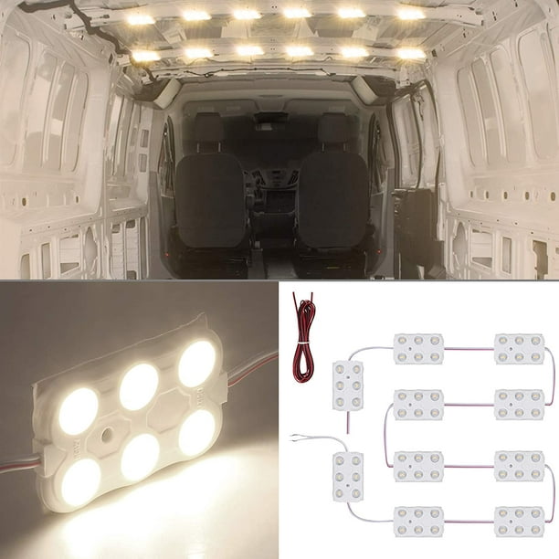 12V LED BLANC Éclairage Voiture Extérieur Lampe CampingCar