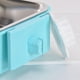 thumbnail image 4 of Cuenco para perro con caja azul, cuenco de agua para comida colgante extraíble de acero inoxidable, cuencos para jaula para mascotas con soporte para pernos, 4 of 5