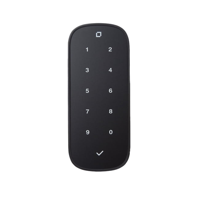 Teclado numérico Level Smart Bluetooth resistente a la intemperie negro mate