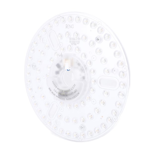 Kit De Modernización De Reemplazo De Luz Del Ventilador De Techo LED 36W 8.66 Pulgadas, Panel Magnético De Color Incomitable Con Función De Memoria De 3CCT, 3000K 4200K 6500K